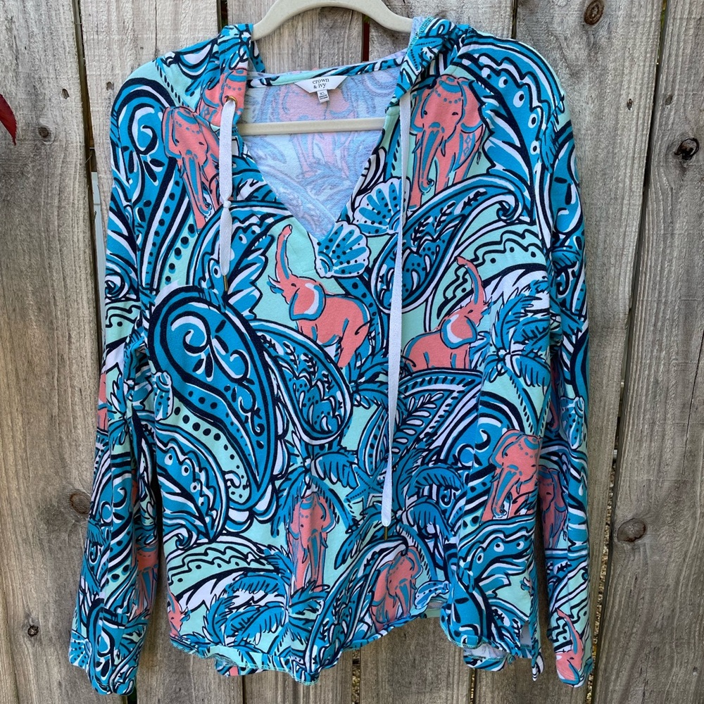 Crown and Ivy hoodie, XL